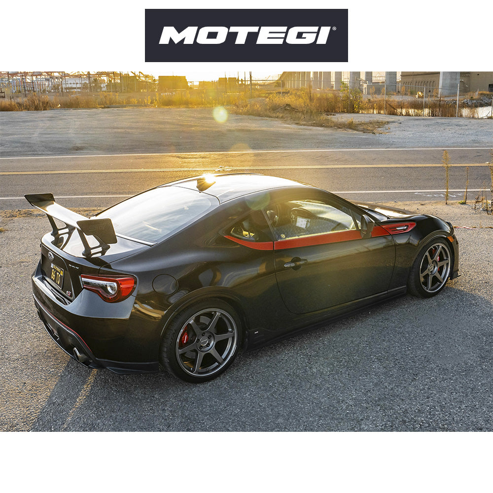 スバル ＢＲＺ (Subaru BRZ)用 モテギ レーシング バトル６ 18x9.5J ET 38 フロント&リア グロスガンジラ（マシンドリップ付き) フロー成形アルミニウムホイール４本セット　Motegi BATTLE VI 18X9.5 5X100 56 +38 G-GZA-MCH (消費税、送料込み)