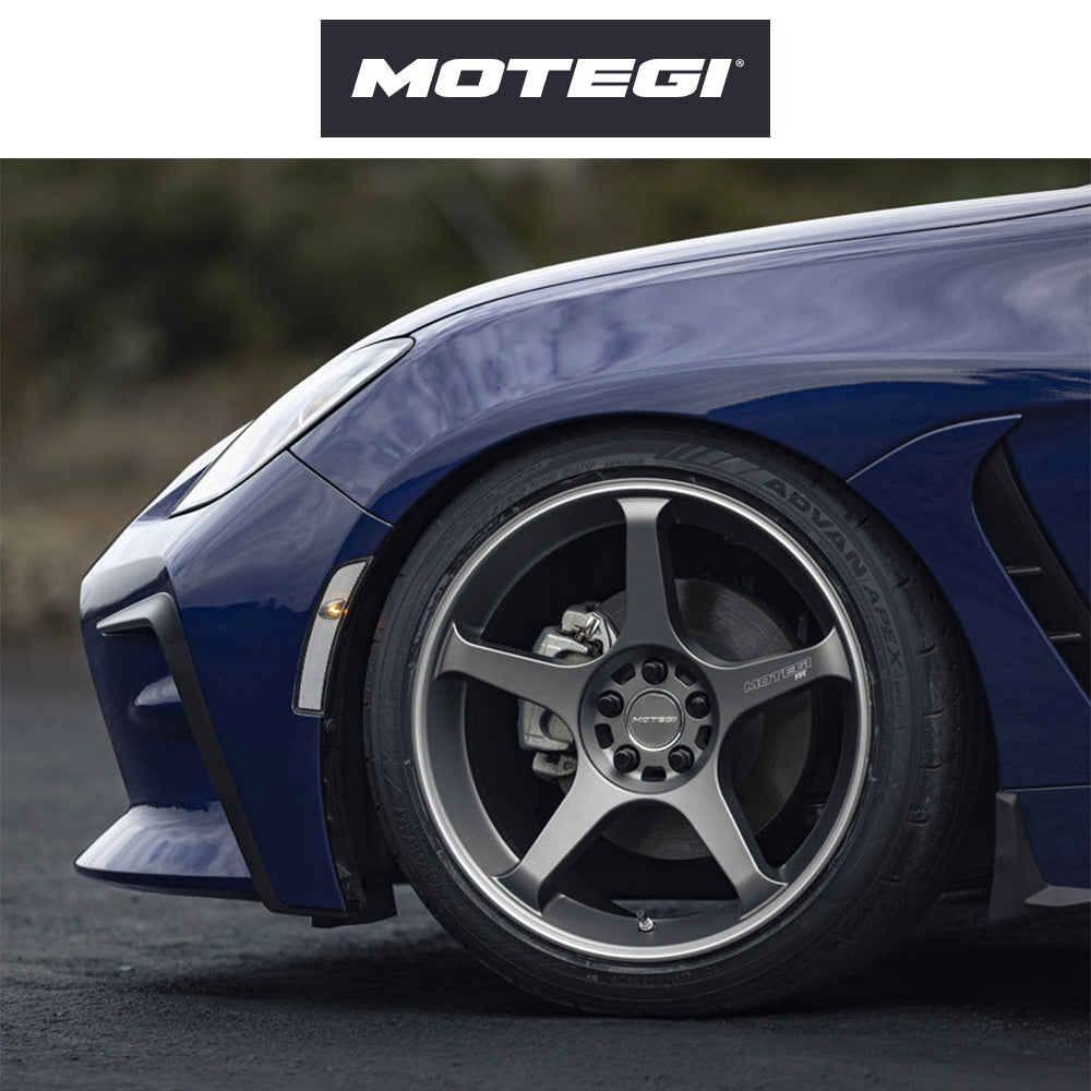 日産フェアレディＺ (Nissan Z)用 モテギ レーシング バトル５ 18x8.5J ET 22 フロント 18x9.5J ET 25 リア ガンジラ マシンドリップストライプ付きホイール４本セット BATTLE V 18X8.5 5X4.5 72 +22 GZA-MCH / BATTLE V 18X9.5 5X4.5 72 +25 GZA-MCH (送料無料)