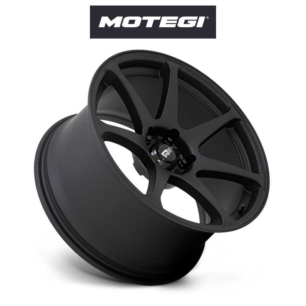 トヨタ ＧＲ８６ (Toyota GR86)用 モテギ レーシング バトル 17x8J ET 43 フロント&リア マットブラック ホイール４本セット Motegi BATTLE 17X8 5X100 72 +43 M-BLK (送料無料)