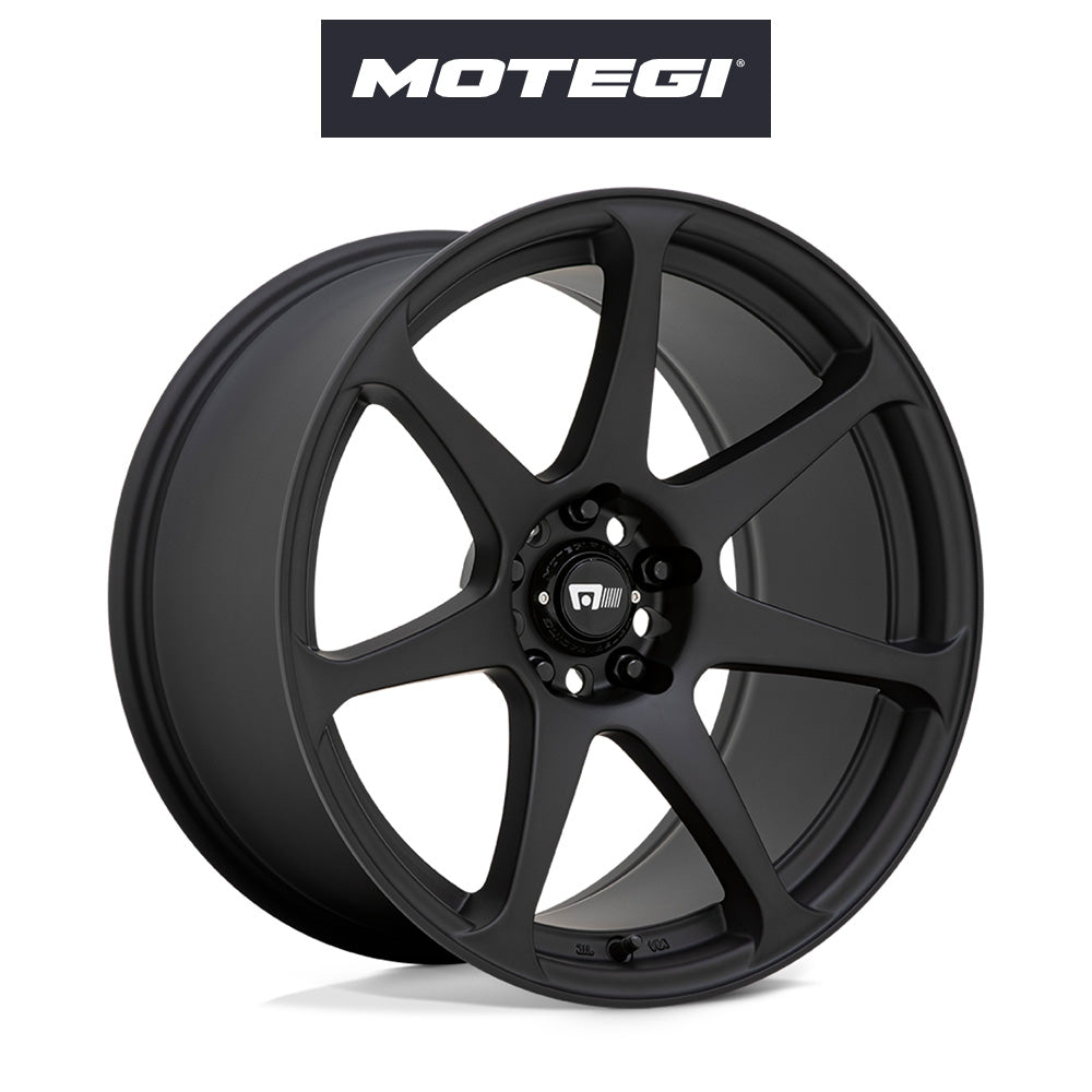 トヨタ ＧＲ８６ (Toyota GR86)用 モテギ レーシング バトル 17x8J ET 43 フロント&リア マットブラック ホイール４本セット Motegi BATTLE 17X8 5X100 72 +43 M-BLK (送料無料)
