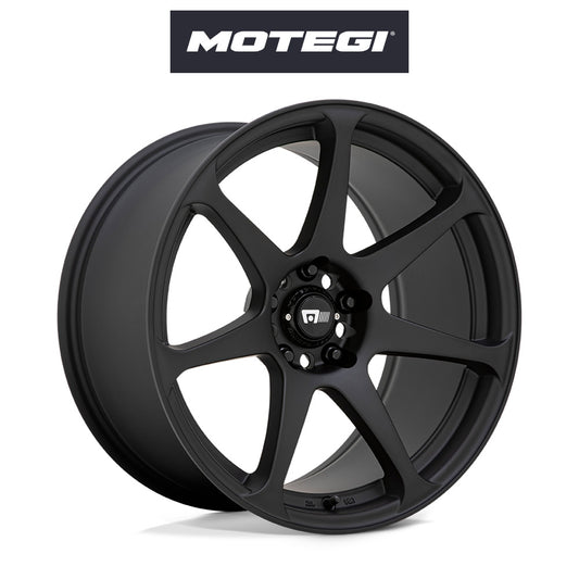 トヨタ ＧＲ８６ (Toyota GR86)用 モテギ レーシング バトル 17x8J ET 30 フロント&リア マットブラック ホイール４本セット Motegi BATTLE 17X8 5X100 72 +30 M-BLK (送料無料)