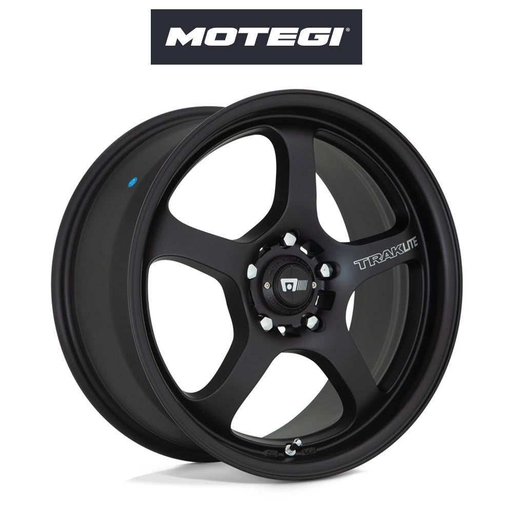 トヨタ ＧＲ８６ (Toyota GR86)用 モテギ レーシング MR131 トラックライト 18x8J ET 45 フロント&リア サテンブラック ホイール４本セット Motegi MR131 18X8 5X100 S-BLK 45MM (送料無料)