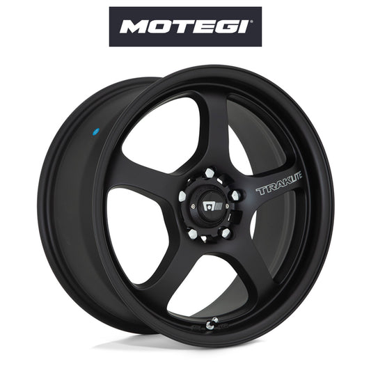 トヨタ ＧＲ８６ (Toyota GR86)用 モテギ レーシング MR131 トラックライト 17x7J ET 45 フロント&リア サテンブラック ホイール４本セット Motegi MR131 17X7 5X100 S-BLK 45MM (送料無料)