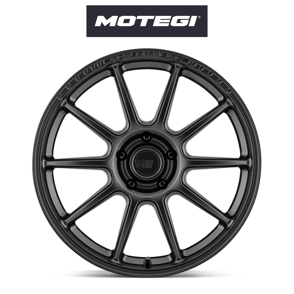 トヨタ ＧＲ８６ (Toyota GR86)用 モテギ レーシング MR140 18x8.5J ET 45 フロント&リア サテンブラック ホイール４本セット Motegi MR140 18X8.5 5X100 S-BLK 45MM (送料無料)