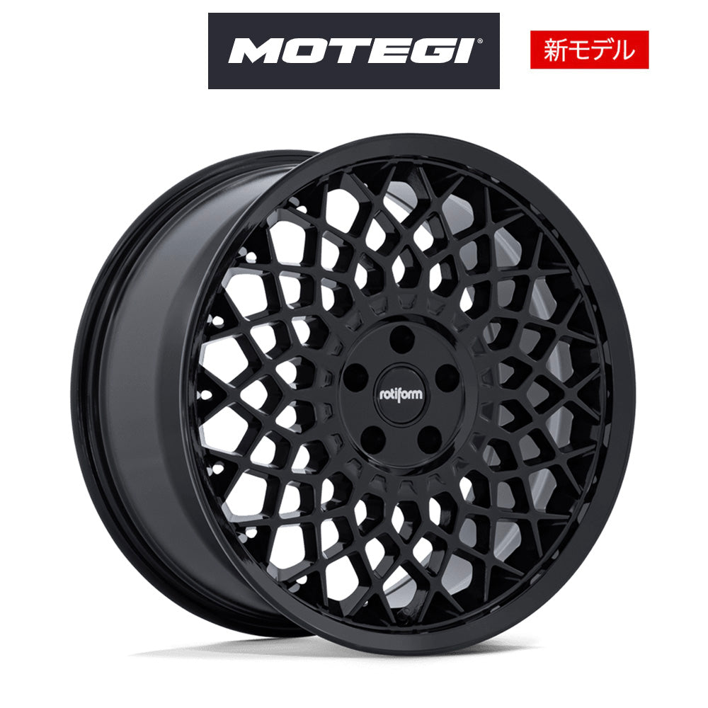 トヨタ ＧＲカローラ用 ロティフォーム CJJ 18x8.5J ET 22 フロント&リア グロスブラック フローフォームド アルミニウムホイール４本セット (消費税、送料込み)