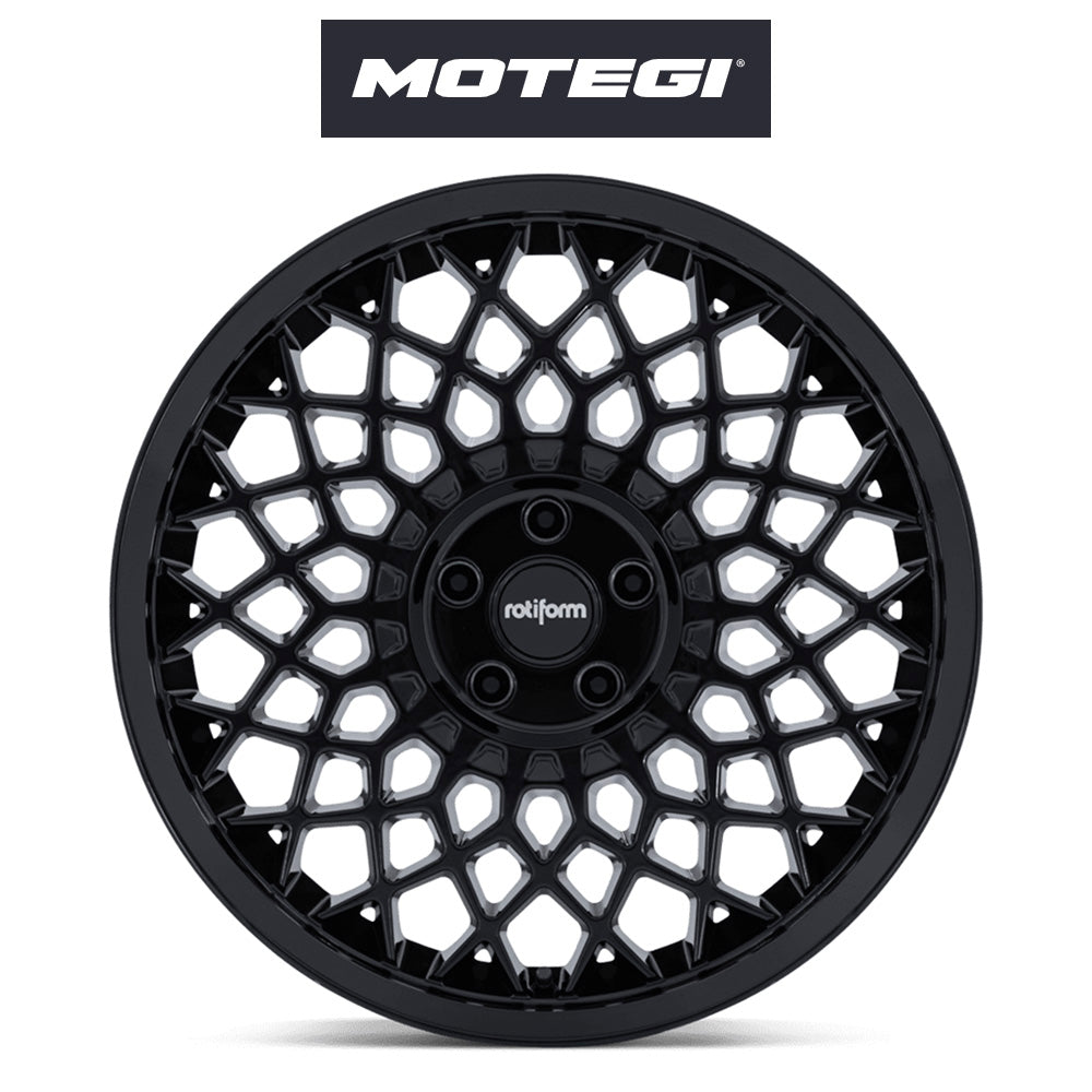 トヨタ ＧＲカローラ用 ロティフォーム CJJ 18x8.5J ET 22 フロント&リア グロスブラック フローフォームド アルミニウムホイール４本セット (消費税、送料込み)