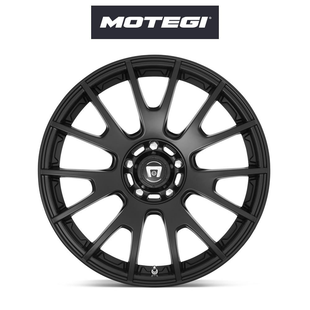 トヨタ ＧＲ８６ (Toyota GR86)用 モテギ レーシング MR118 18x8J ET 45 フロント&リア マットブラック ホイール４本セット Motegi MR118 18X8 5X100 M-BLK +45MM (送料無料)