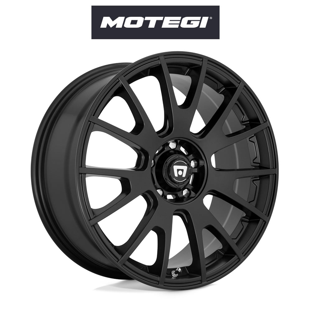 トヨタ ＧＲ８６ (Toyota GR86)用 モテギ レーシング MR118 18x8J ET 45 フロント&リア マットブラック ホイール４本セット Motegi MR118 18X8 5X100 M-BLK +45MM (送料無料)
