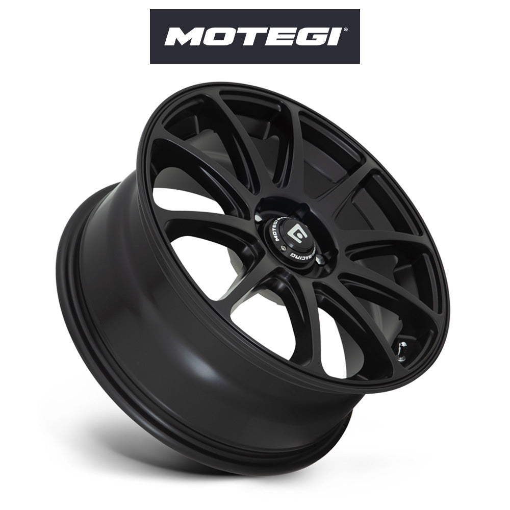 トヨタ ＧＲ８６ (Toyota GR86)用 モテギ レーシング MR127 CS10 18x8J ET 38 フロント&リア サテンブラック ホイール４本セット Motegi MR127 18X8 5X100 S-BLACK 38MM (送料無料)