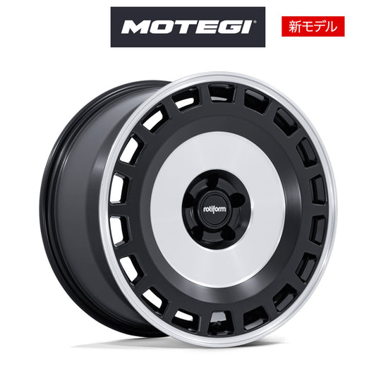 トヨタ ＧＲカローラ用 ロティフォーム ZBF 18x8.5J ET 35 フロント&リア マットブラック マシンドフェイス フローフォーミング・アルミニウムホイール４本セット (消費税、送料込み)