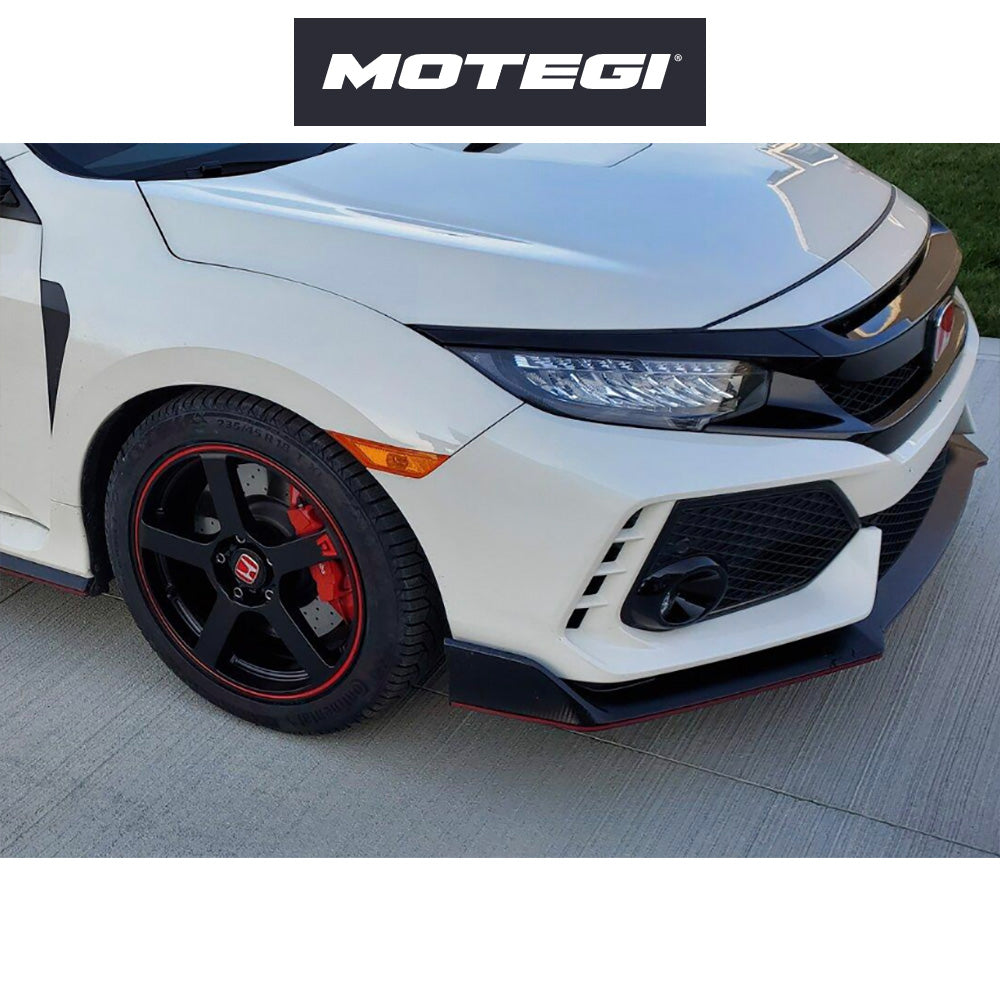 トヨタ ＧＲ８６ (Toyota GR86)用 モテギ レーシング MR116 18x8J ET 35 フロント&リア マットブラック レッドレーシングストライプ付き ホイール４本セット Motegi MR116 18X8 5X100/4.5 M-BLK/RED +35MM (送料無料)