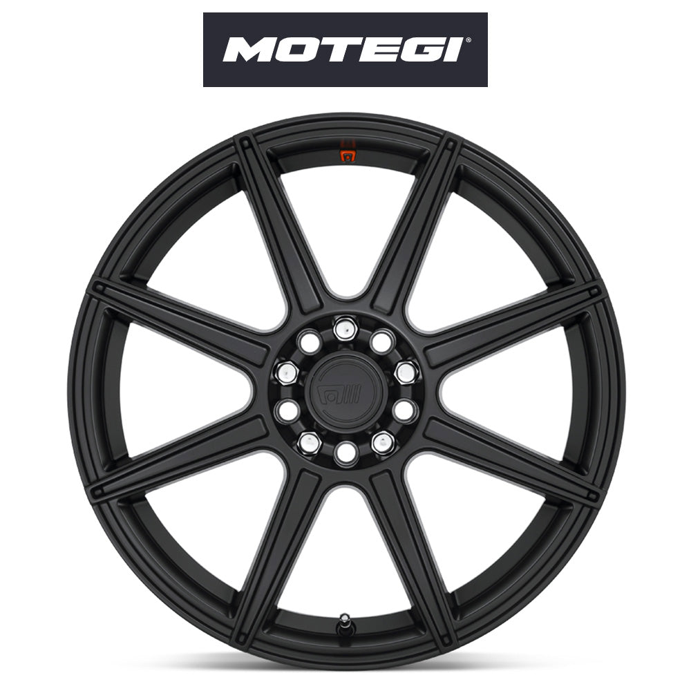 トヨタ ＧＲ８６ (Toyota GR86)用 モテギ レーシング MR142 CS8 18x8J ET 45 フロント&リア サテンブラック ホイール４本セット Motegi MR142 18X8 5X100/4.5 S-BLK 45MM (送料無料)