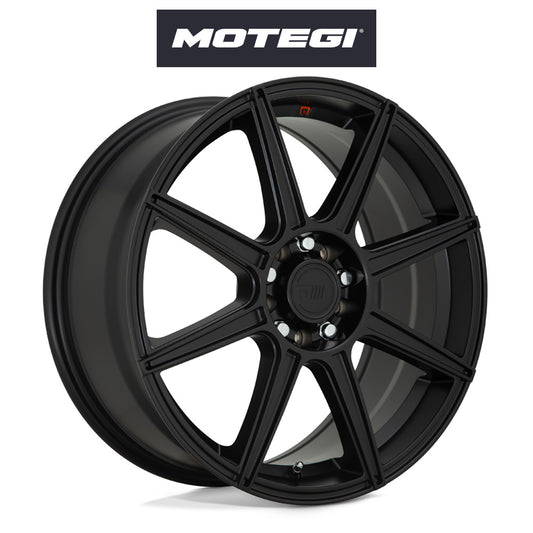 トヨタ ＧＲ８６ (Toyota GR86)用 モテギ レーシング MR142 CS8 18x8J ET 45 フロント&リア サテンブラック ホイール４本セット Motegi MR142 18X8 5X100/4.5 S-BLK 45MM (送料無料)
