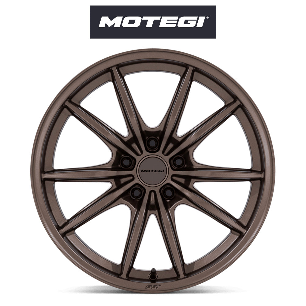 トヨタ ＧＲ８６用 モテギ レーシング ゼントク 18x9.5J ET 38 フロント&リア バーント・ブロンズ フローフォーミング・アルミニウムホイール４本セット (消費税、送料込み)