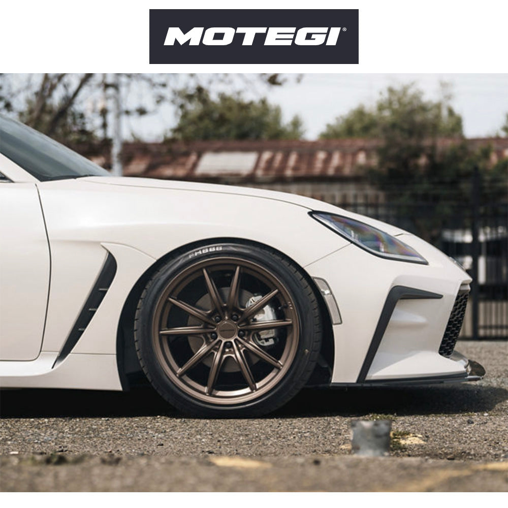 トヨタ ＧＲ８６用 モテギ レーシング ゼントク 18x9.5J ET 38 フロント&リア バーント・ブロンズ フローフォーミング・アルミニウムホイール４本セット (消費税、送料込み)