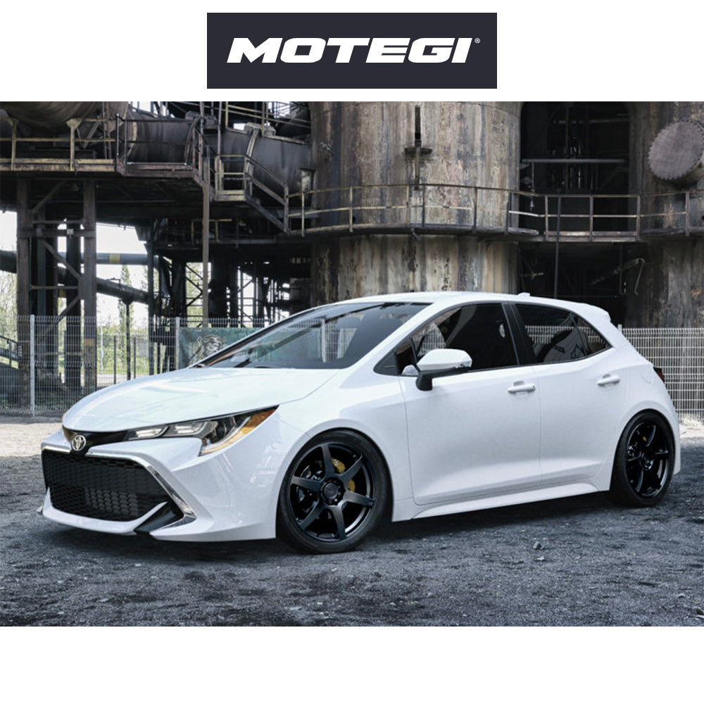 トヨタ ＧＲ８６ (Toyota GR86)用 モテギ レーシング MR143 CS6 18x8J ET 35 フロント&リア サテンブラック ホイール４本セット Motegi MR143 18X8 5X100/4.5 S-BLK 35MM (送料無料)