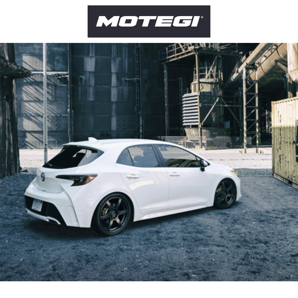 トヨタ ＧＲ８６ (Toyota GR86)用 モテギ レーシング MR143 CS6 18x8J ET 35 フロント&リア サテンブラック ホイール４本セット Motegi MR143 18X8 5X100/4.5 S-BLK 35MM (送料無料)