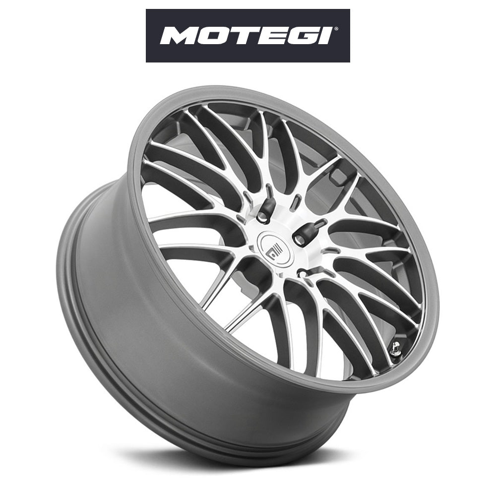 トヨタ ＧＲ８６ (Toyota GR86)用 モテギ レーシング MR153 CM10 19x9.5J ET 40 フロント&リア マシンドガンメタル ホイール４本セット Motegi MR153 19X9.5 5X100 MACH G-MTL 40MM (送料無料)