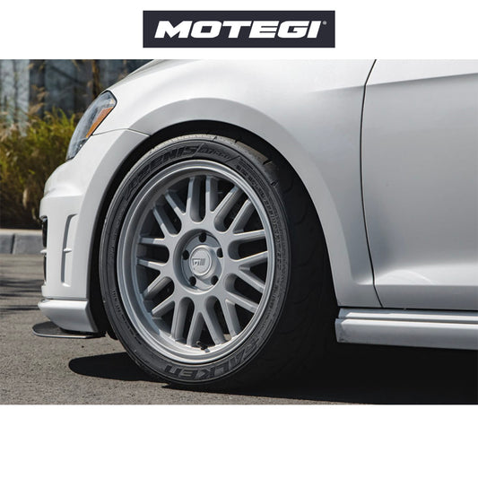 テスラ モデル３ (TESLA Model 3)用 モテギ M9 18x8.5J ハイパーシルバー ホイール４本セット Motegi M9 MR144 18X8.5 5X4.5 HYPER SLV 35MM (送料無料)