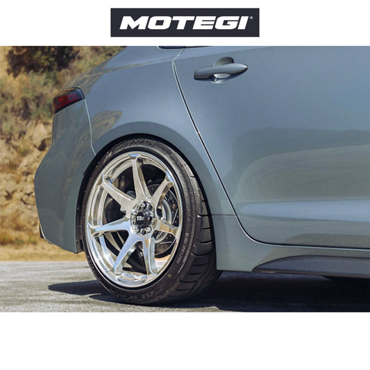 テスラ モデル３ (TESLA Model 3)用 モテギ バトル 18x8J ポリッシュド ホイール４本セット Motegi Battle MR154 18X8 5X4.5 POL 43MM (送料無料)