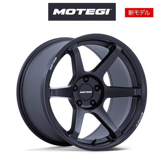 アウディ ＴＴクーペ用 モテギ レーシング バトル６ 19x9.5J ET 35 フロント&リア マットブラックバードメタリック フロー成形アルミニウムホイール４本セット　Motegi BATTLE VI 19X9.5 5X112 66 +35 M-BLB-MTL (消費税、送料込み)