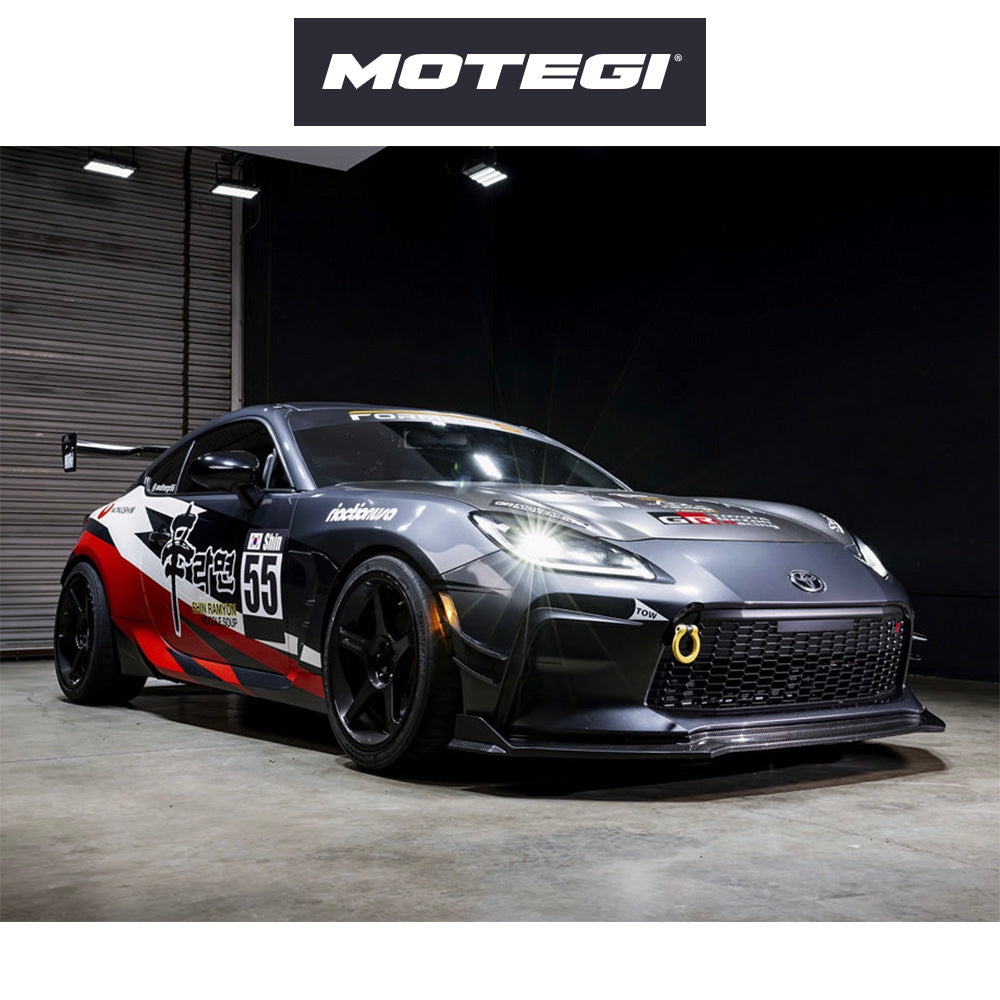 トヨタ ＧＲ８６ (Toyota GR86)用 モテギ レーシング バトル５ 17x8.5J ET 30 フロント&リア ブラックメタリック ホイール４本セット Motegi BATTLE V 17X8.5 5X100 56 +30 BLB-MTL (消費税、送料込み)