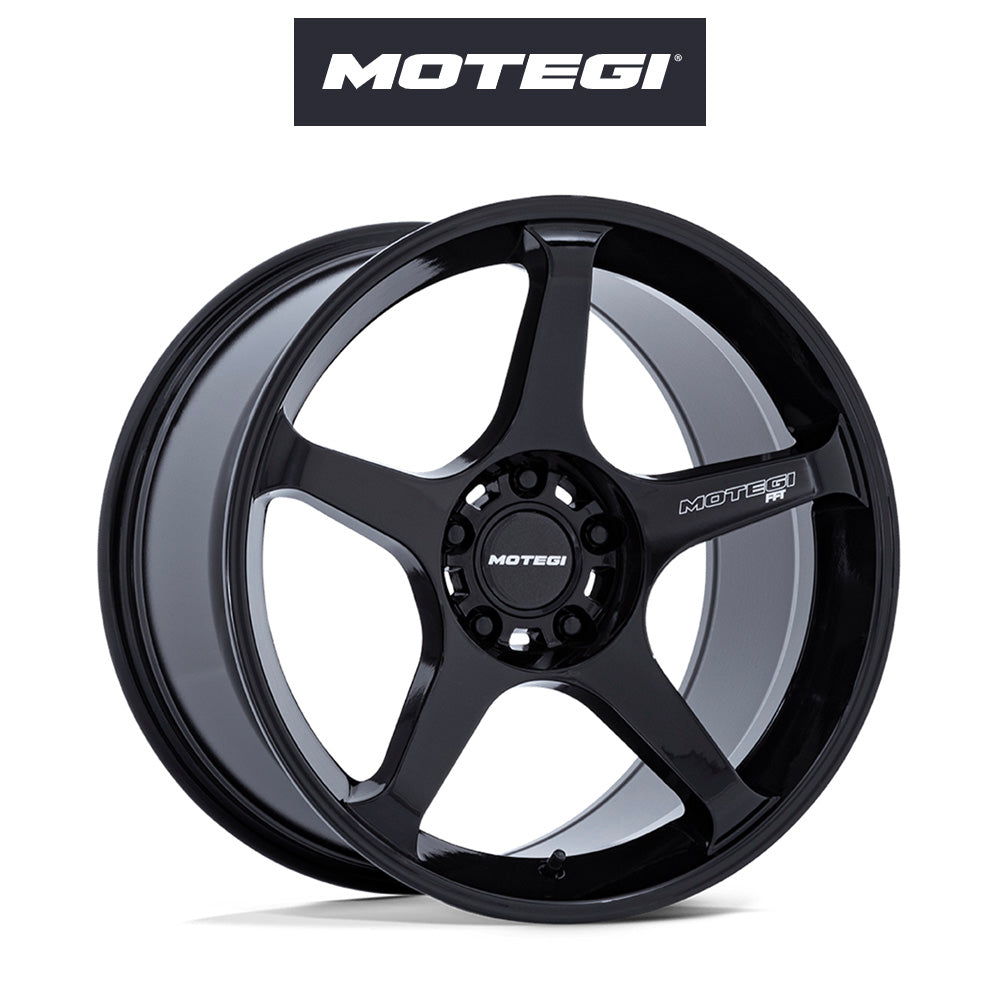 トヨタ ＧＲ８６ (Toyota GR86)用 モテギ レーシング バトル５ 17x8.5J ET 30 フロント&リア ブラックメタリック ホイール４本セット Motegi BATTLE V 17X8.5 5X100 56 +30 BLB-MTL (消費税、送料込み)