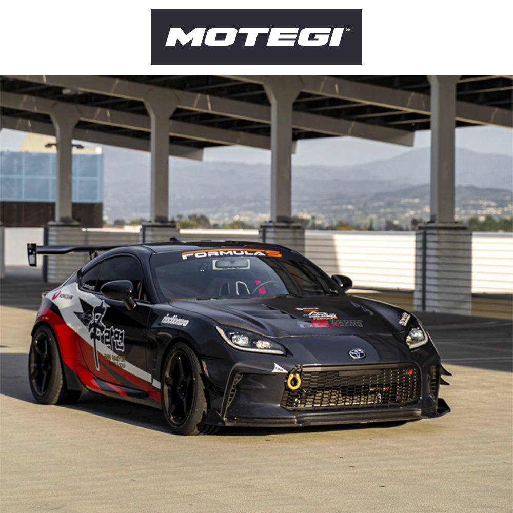 トヨタ ＧＲ８６ (Toyota GR86)用 モテギ レーシング バトル５ 17x8.5J ET 30 フロント&リア ブラックメタリック ホイール４本セット Motegi BATTLE V 17X8.5 5X100 56 +30 BLB-MTL (消費税、送料込み)