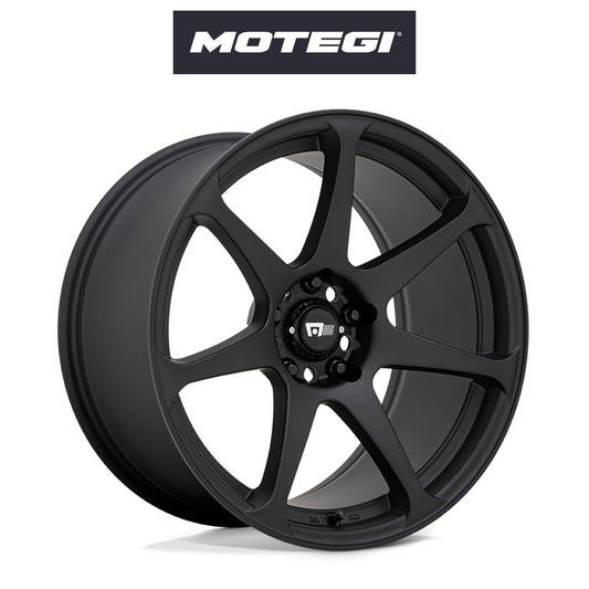トヨタ ＧＲ８６ (Toyota GR86)用 モテギ レーシング バトル 17x8J ET 43 フロント&リア マットブラック ホイール４本セット Motegi BATTLE 17X8 5X100 72 +43 M-BLK (消費税、送料込み)