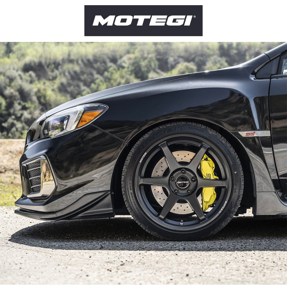 スバル ＢＲＺ (Subaru BRZ)用 モテギ レーシング バトル６ 18x9.5J ET 38 フロント&リア マットブラックバードメタリック フロー成形アルミニウムホイール４本セット　Motegi BATTLE VI 18X9.5 5X100 56 +38 M-BLB-MTL (消費税、送料込み)