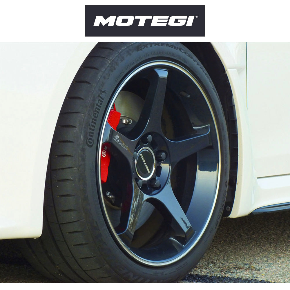 トヨタ ＧＲ８６ (Toyota GR86)用 モテギ レーシング バトル５ 18x9.5J ET 38 フロント&リア オブシディアンブルー マシンドリップストライプ付きホイール４本セット Motegi BATTLE V 18X9.5 5X100 56 +38 OB-BLU MCH (送料無料)