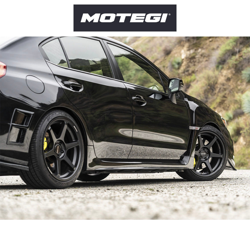 スバル ＢＲＺ (Subaru BRZ)用 モテギ レーシング バトル６ 18x9.5J ET 38 フロント&リア マットブラックバードメタリック フロー成形アルミニウムホイール４本セット　Motegi BATTLE VI 18X9.5 5X100 56 +38 M-BLB-MTL (消費税、送料込み)