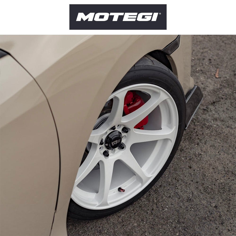 ホンダ シビック用 モテギ レーシング バトル 18x8J ET 30 ホワイト ホイール４本セット (消費税、送料込み)