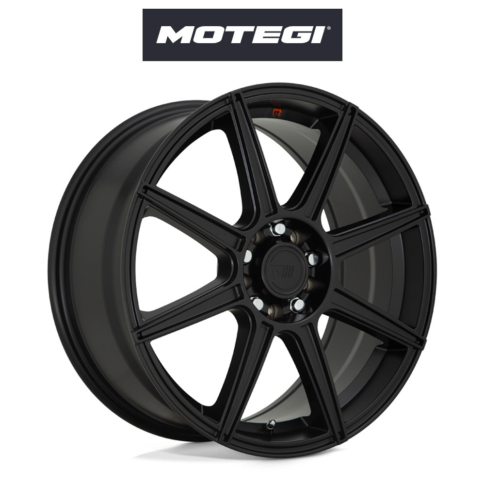 トヨタ ＧＲ８６ (Toyota GR86)用 モテギ レーシング MR142 CS8 18x8J ET 45 フロント&リア サテンブラック ホイール４本セット Motegi MR142 18X8 5X100/4.5 S-BLK 45MM (消費税、送料込み)