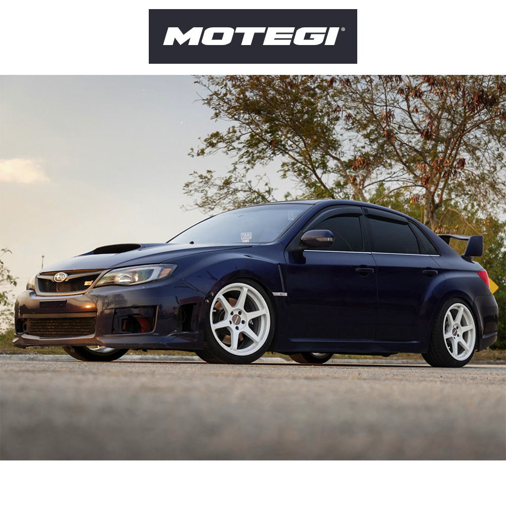トヨタ ＧＲカローラ用 モテギ レーシング バトル６ 18x8.5J ET 35 フロント、リア ホワイト フロー成形アルミニウムホイール４本セット Motegi BATTLE VI 18X8.5 5X4.5 72 +35 MA-WHT-PRL (消費税、送料込み)