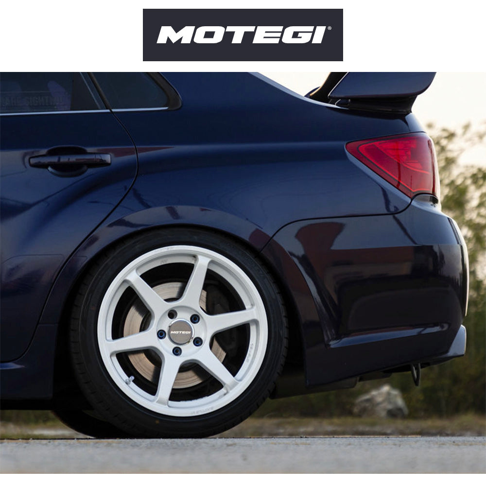 トヨタ ＧＲカローラ用 モテギ レーシング バトル６ 18x8.5J ET 35 フロント、リア ホワイト フロー成形アルミニウムホイール４本セット Motegi BATTLE VI 18X8.5 5X4.5 72 +35 MA-WHT-PRL (消費税、送料込み)