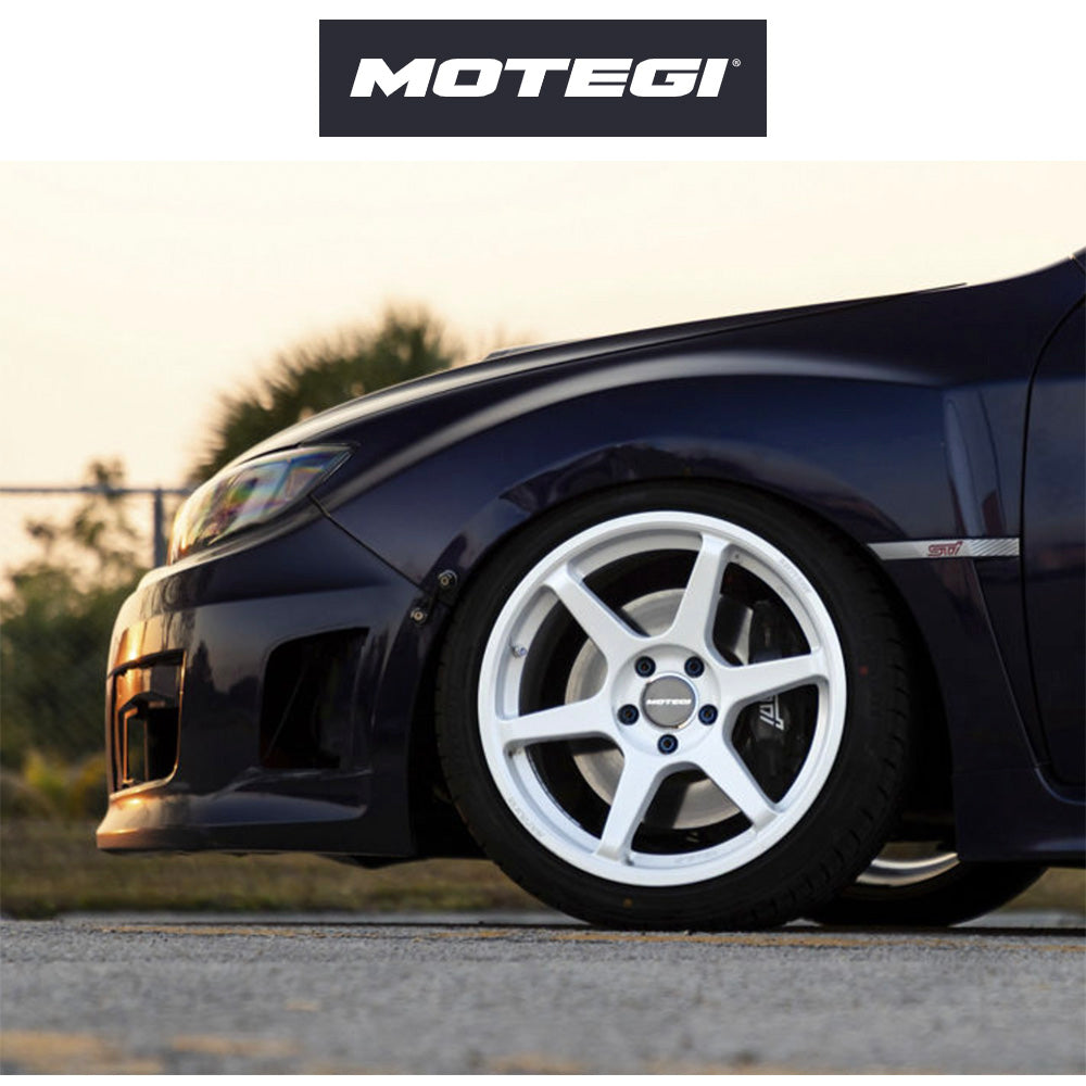 トヨタ ＧＲカローラ用 モテギ レーシング バトル６ 18x8.5J ET 35 フロント、リア ホワイト フロー成形アルミニウムホイール４本セット Motegi BATTLE VI 18X8.5 5X4.5 72 +35 MA-WHT-PRL (消費税、送料込み)