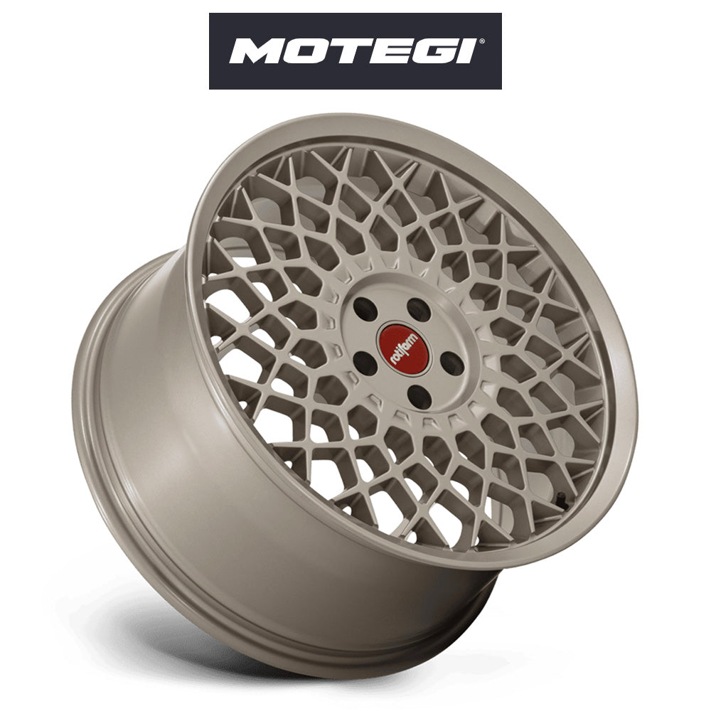 トヨタ ＧＲカローラ用 ロティフォーム CJJ 18x8.5J ET 35 フロント&リア マットゴールド フローフォーミング・アルミニウムホイール４本セット (消費税、送料込み)