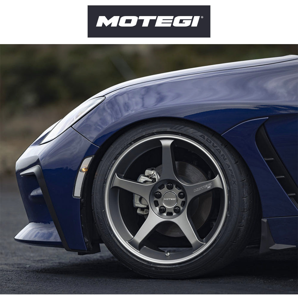 トヨタ ＧＲ８６用 モテギ レーシング バトル５ 18x8.5J ET 30 フロント&リア ガンジラ マシンドリップストライプ付き フローフォーミング・アルミニウムホイール４本セット (消費税、送料込み)