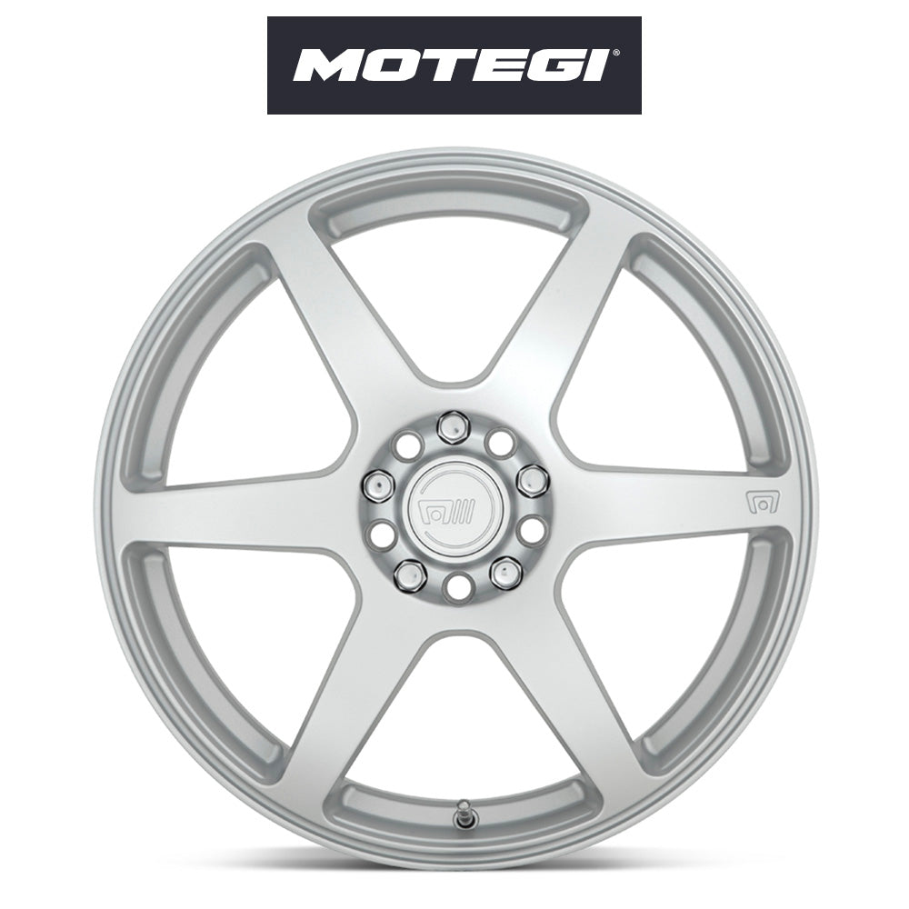マツダ ロードスター用 モテギ レーシング MR143 CS6 17X7J ET 40 フロント、リア ハイパーシルバー ホイール４本セット (消費税、送料込み)