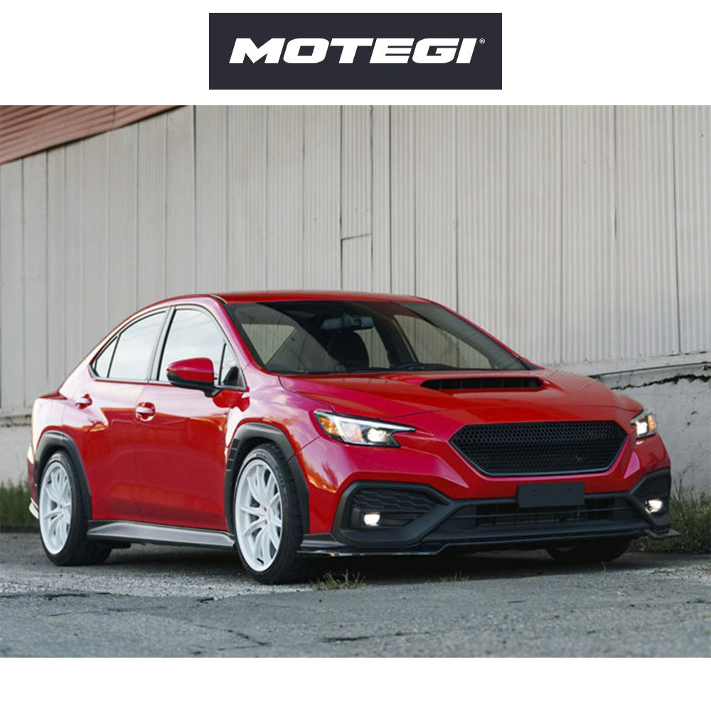 スバル ＷＲＸ Ｓ４用 モテギ レーシング ゼントク 17x8.5J ET 35 フロント&リア グロスホワイト フローフォーミング・アルミニウムホイール４本セット (消費税、送料込み)