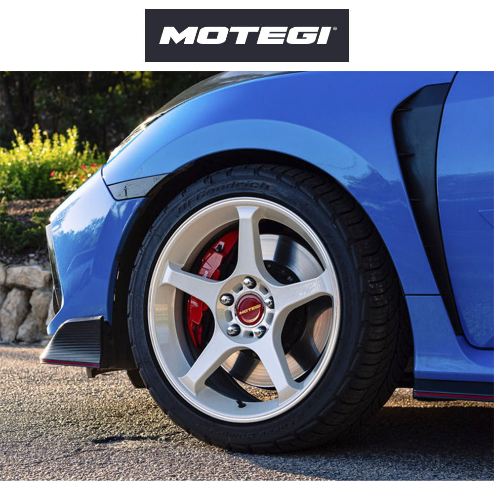ホンダ シビック用 モテギ レーシング バトル５ 18x8.5J ET 35 フロント&リア ホワイト フローフォーミング・アルミニウムホイール４本セット (消費税、送料込み)