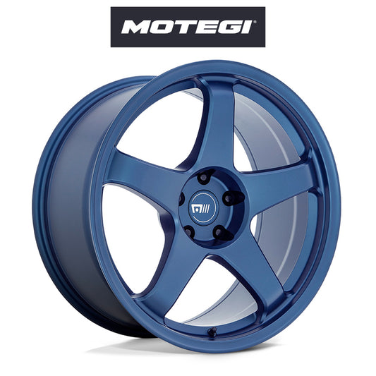 トヨタ ＧＲ８６ (Toyota GR86)用 モテギ レーシング MR151 CS5 18x9.5J ET 40 フロント&リア サテンメタリックブルー ホイール４本セット Motegi MR151 18X9.5 5X100 S-MTLC BLUE 40MM (送料無料)