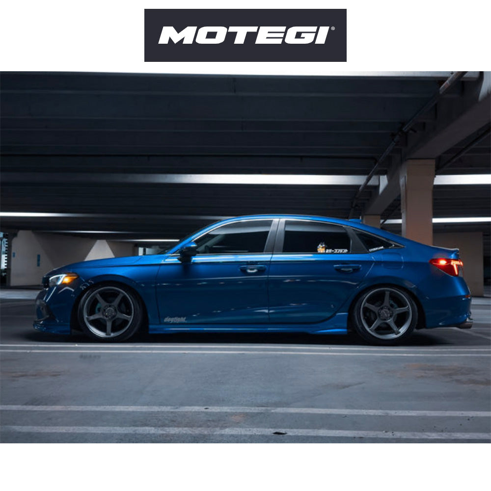 ホンダ シビック用 モテギ レーシング バトル５ 17x8.5J ET 35 フロント&リア ガンジラ マシンドリップストライプ付き フローフォーミング・アルミニウムホイール４本セット (消費税、送料込み)