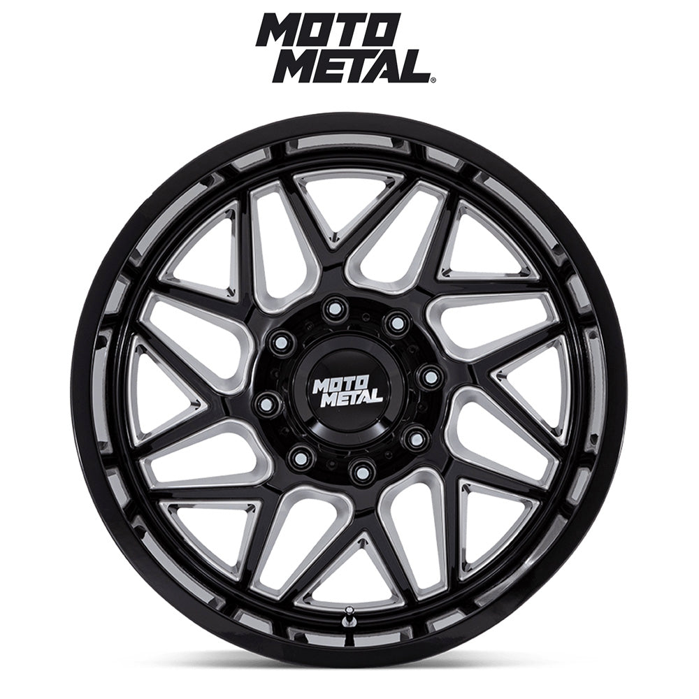 トヨタ ランドクルーザー用 モトメタル タービン 20x9J ET 20 フロント、リア グロスブラックミルド ホイール４本セット　Fuel TURBINE 20X9 6X5.5 106 +20 G-BLK MILL (消費税、送料込み)
