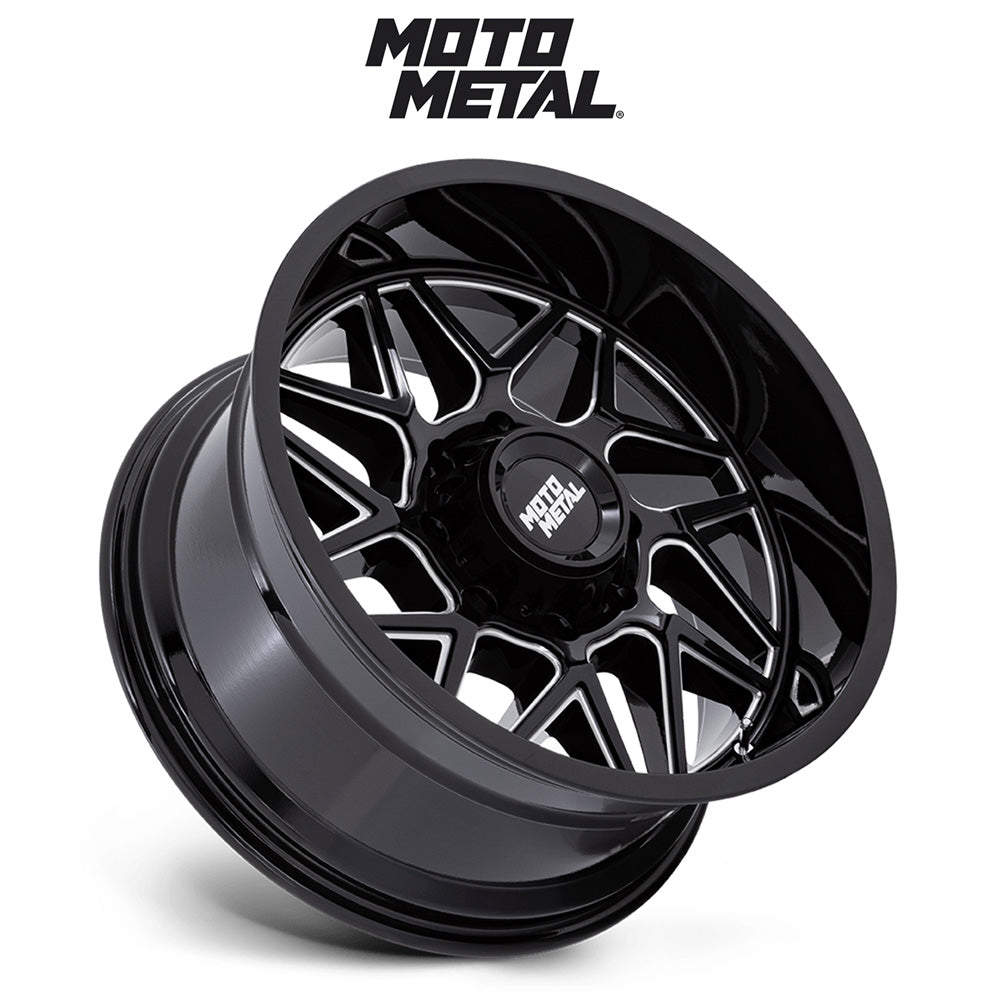 トヨタ ランドクルーザー用 モトメタル タービン 20x9J ET 20 フロント、リア グロスブラックミルド ホイール４本セット　Fuel TURBINE 20X9 6X5.5 106 +20 G-BLK MILL (消費税、送料込み)