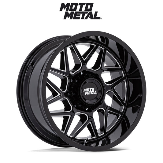 トヨタ ランドクルーザー用 モトメタル タービン 20x9J ET 20 フロント、リア グロスブラックミルド ホイール４本セット　Fuel TURBINE 20X9 6X5.5 106 +20 G-BLK MILL (消費税、送料込み)