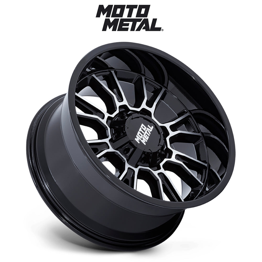 トヨタ ランドクルーザー用 モトメタル レガシー 20x9J ET 20 フロント、リア グロスブラックマシンド ホイール４本セット　Fuel LEGACY 20X9 6X135/5.5 106 +20 G-BLK-MCH (消費税、送料込み)