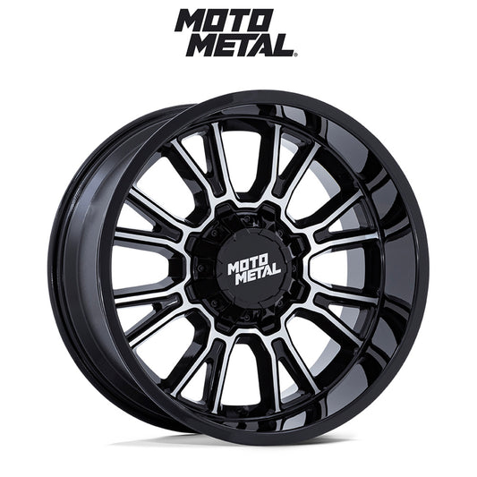 トヨタ ランドクルーザー用 モトメタル レガシー 20x9J ET 20 フロント、リア グロスブラックマシンド ホイール４本セット　Fuel LEGACY 20X9 6X135/5.5 106 +20 G-BLK-MCH (消費税、送料込み)