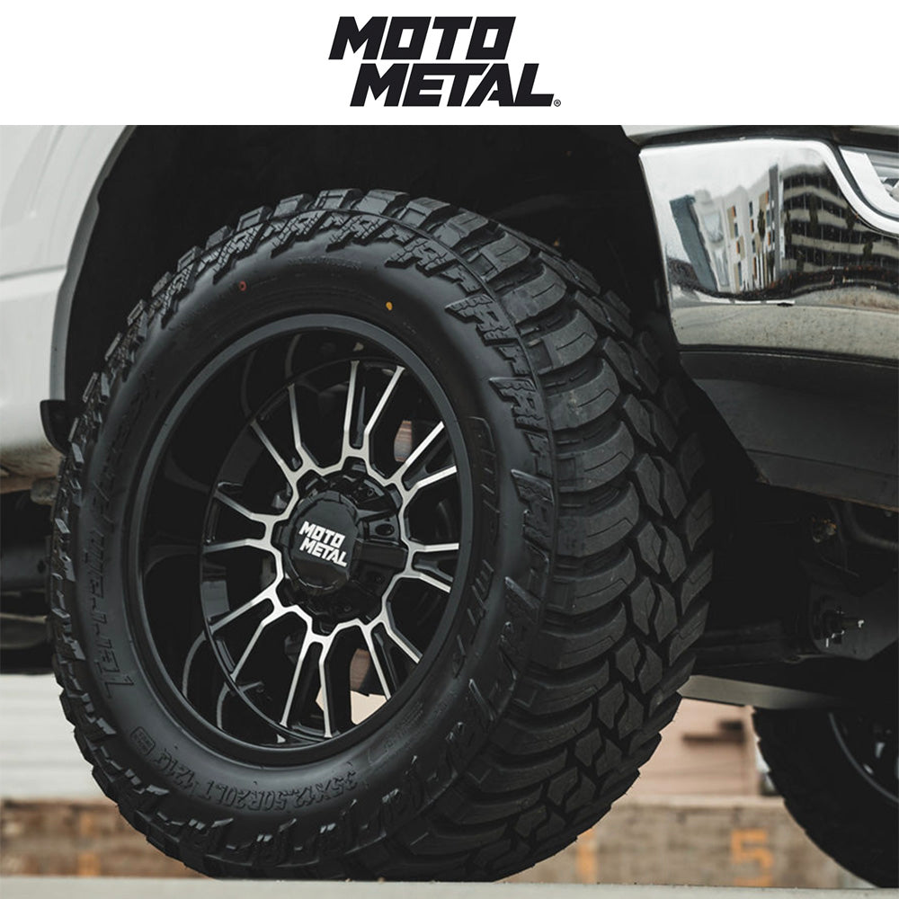 トヨタ ランドクルーザー用 モトメタル レガシー 20x9J ET 20 フロント、リア グロスブラックマシンド ホイール４本セット　Fuel LEGACY 20X9 6X135/5.5 106 +20 G-BLK-MCH (消費税、送料込み)